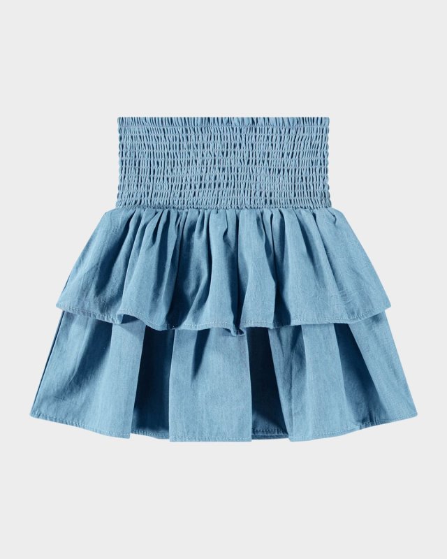 Girl's Bonita Ruffle Skirt, Size 3T-6